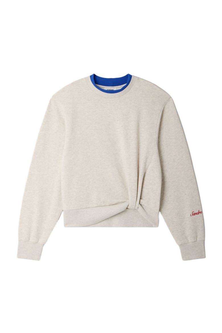 2-in-1 sweatshirt, Alternate, color, Light grey