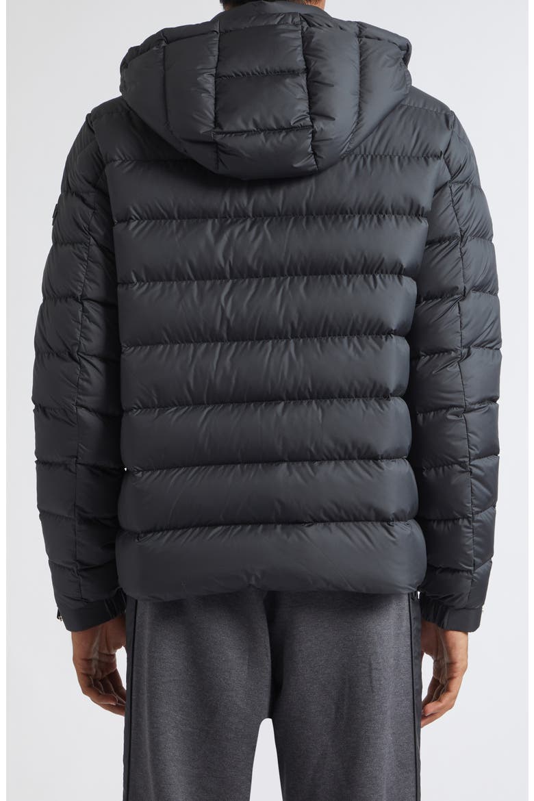 Arneb Down Puffer Jacket with Removable Hood, Alternate, color, BLACK