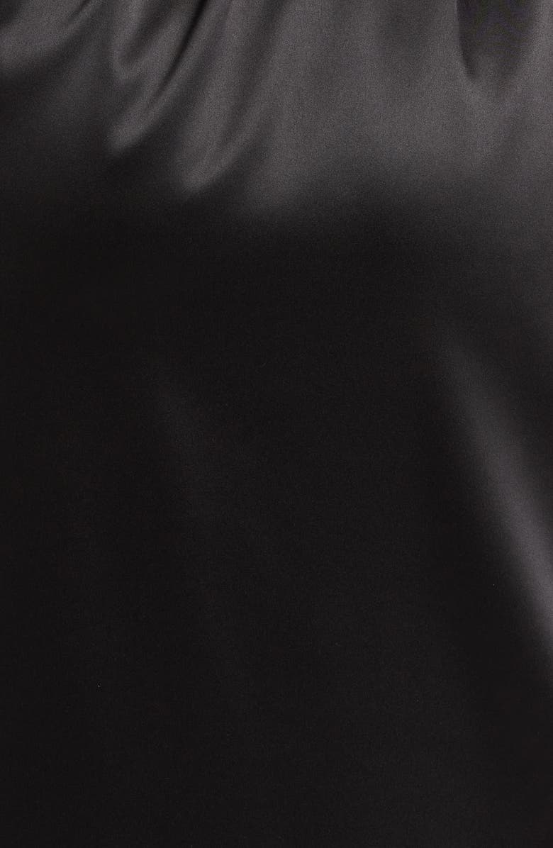 Natori Glamour Short Satin Robe, Alternate, color,