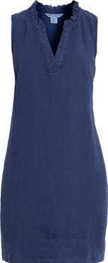 Tommy Bahama Two Palms Double Ruffle Linen Dress