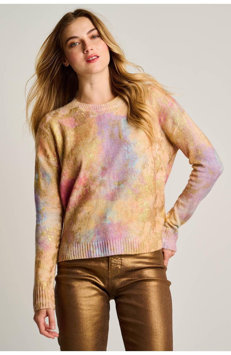 Lisa Todd Good As Gold Sweater, Alternate, color, Gold Multi