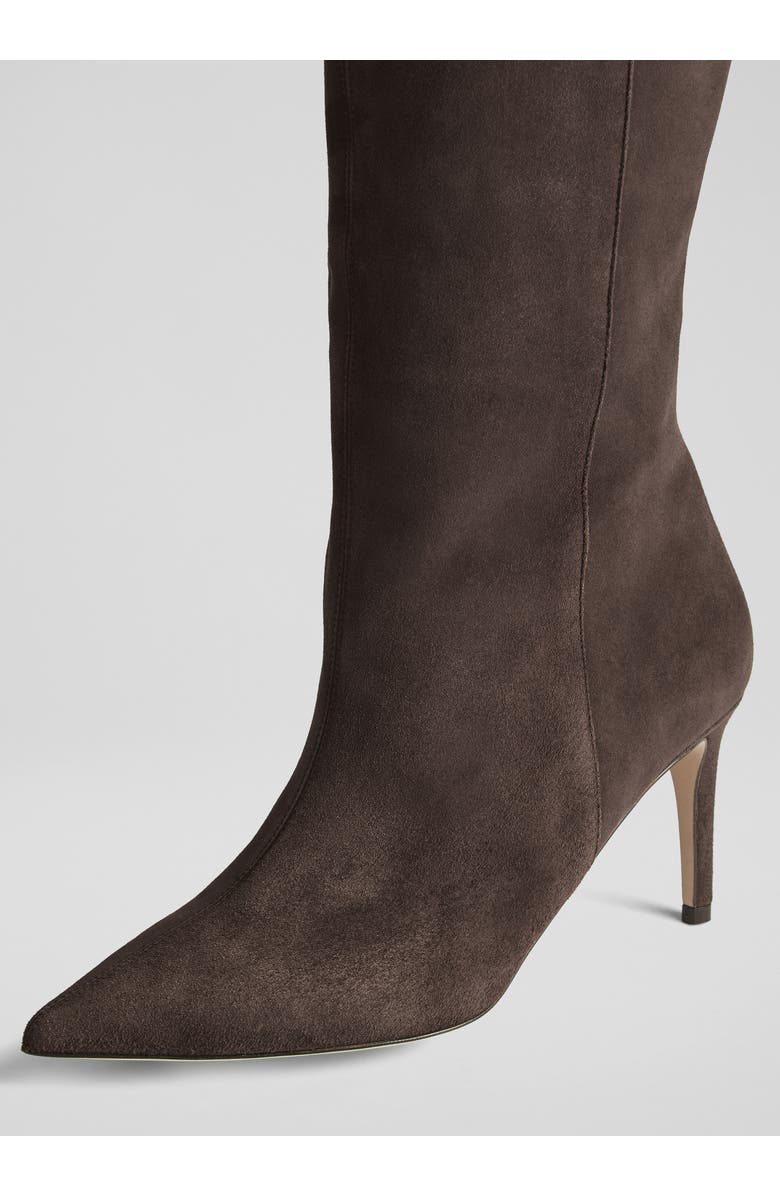 LK Bennett Astrid Knee High Boot, Alternate, color, Chocolate