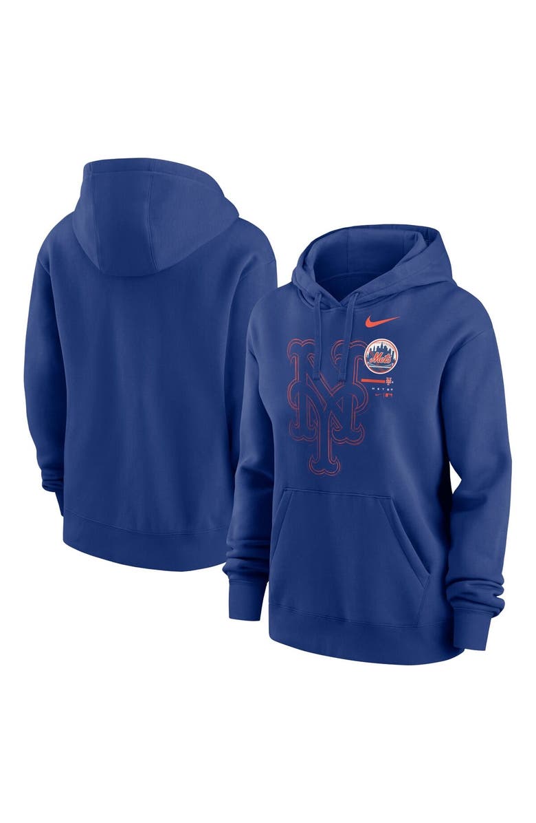 Nike Women's Nike Royal New York Mets Big Game Pullover Hoodie, Main, color, 