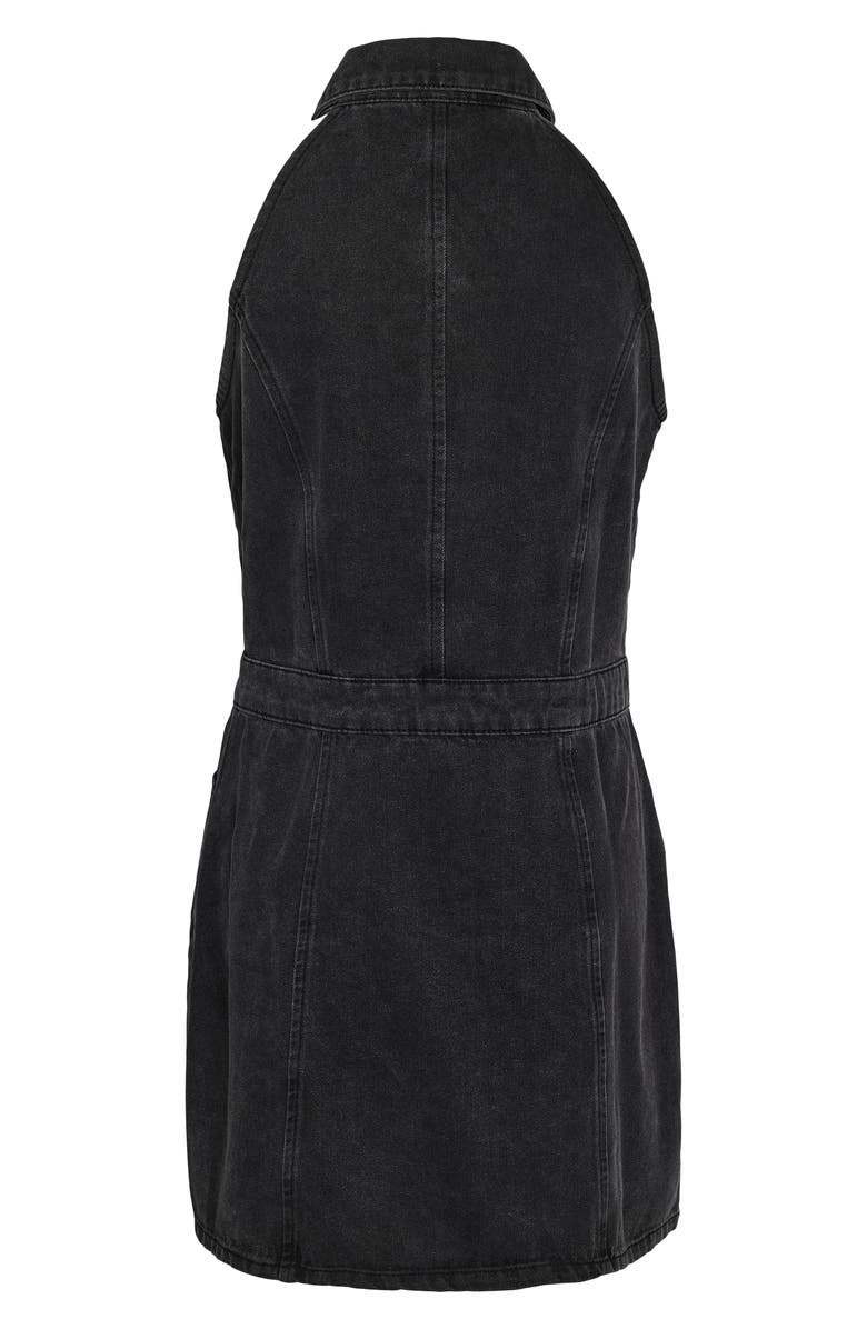 Noisy may Lardie Denim Shirtdress, Alternate, color, 