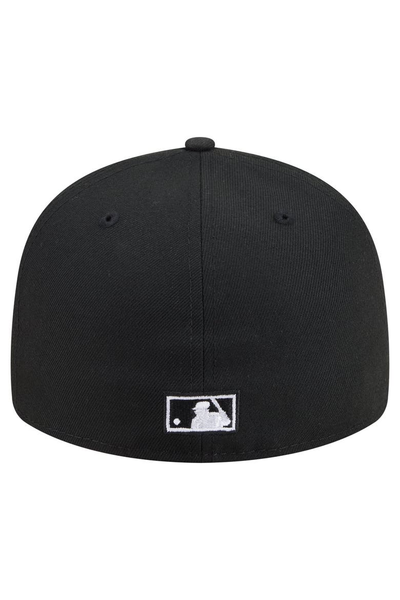 Men's New Era Black Texas Rangers Americana Bald Eagle Pre-Curved 59FIFTY Fitted Hat, Alternate, color, Black