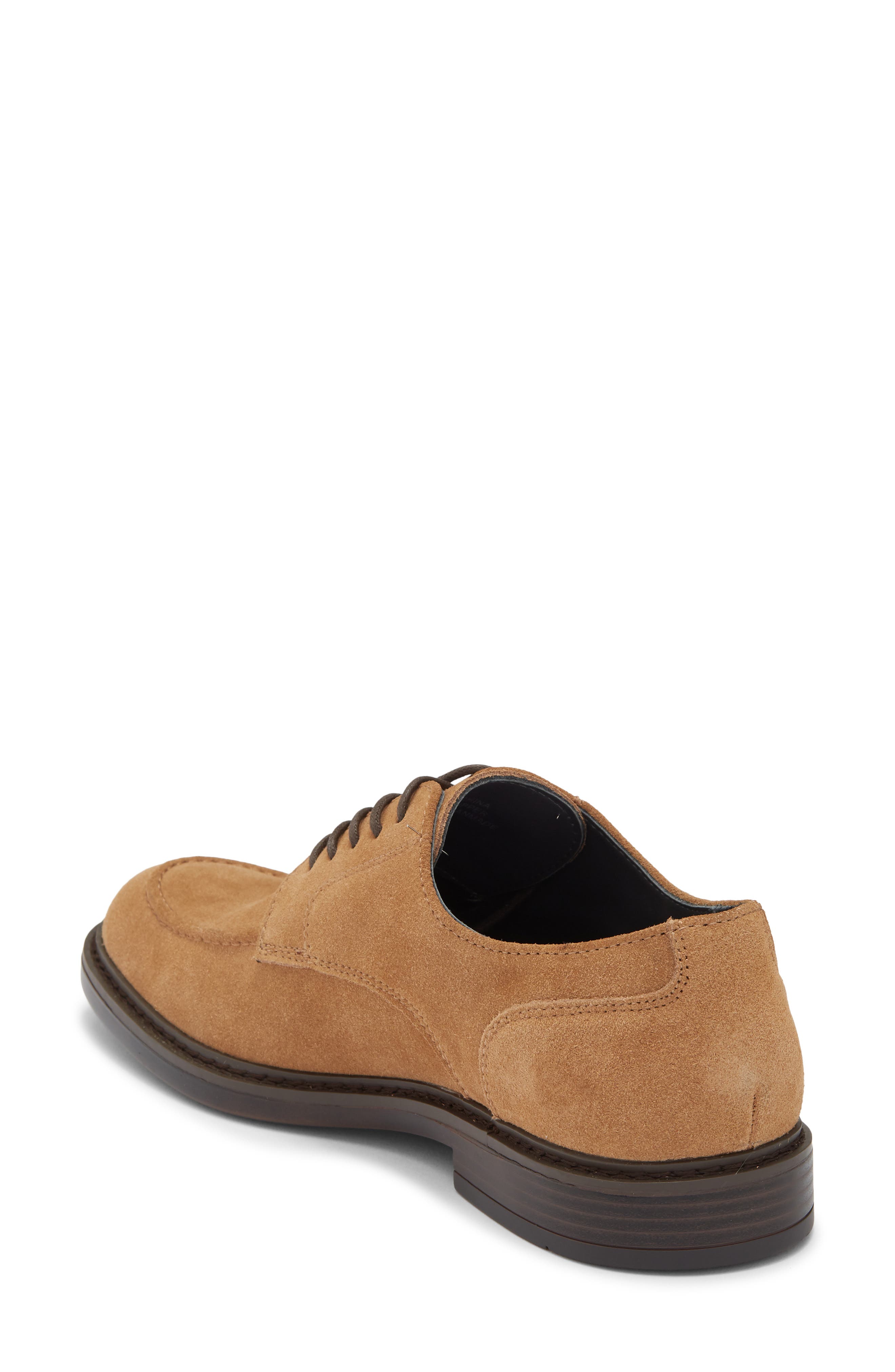 Houston Dress Moc Toe Lace-Up, Alternate, color, TAN ALMOND
