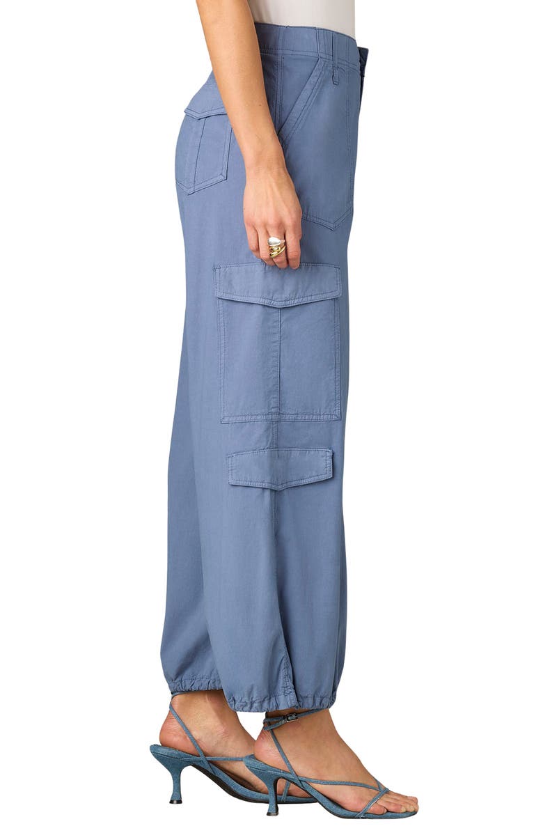 Wit & Wisdom Skyrise High Waist Wide Leg Utility Pants, Alternate, color, Stormy Blue