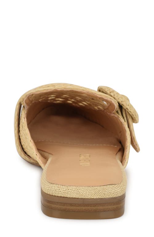 Shop Nine West Caspe Woven Mule In Light Natural