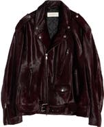 Dries Van Noten Genuine Calf Hair Biker Jacket