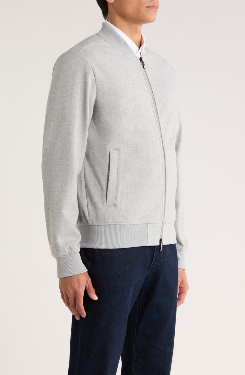 Robert Barakett Patricio Lightweight Bomber Jacket, Alternate, color, Grey