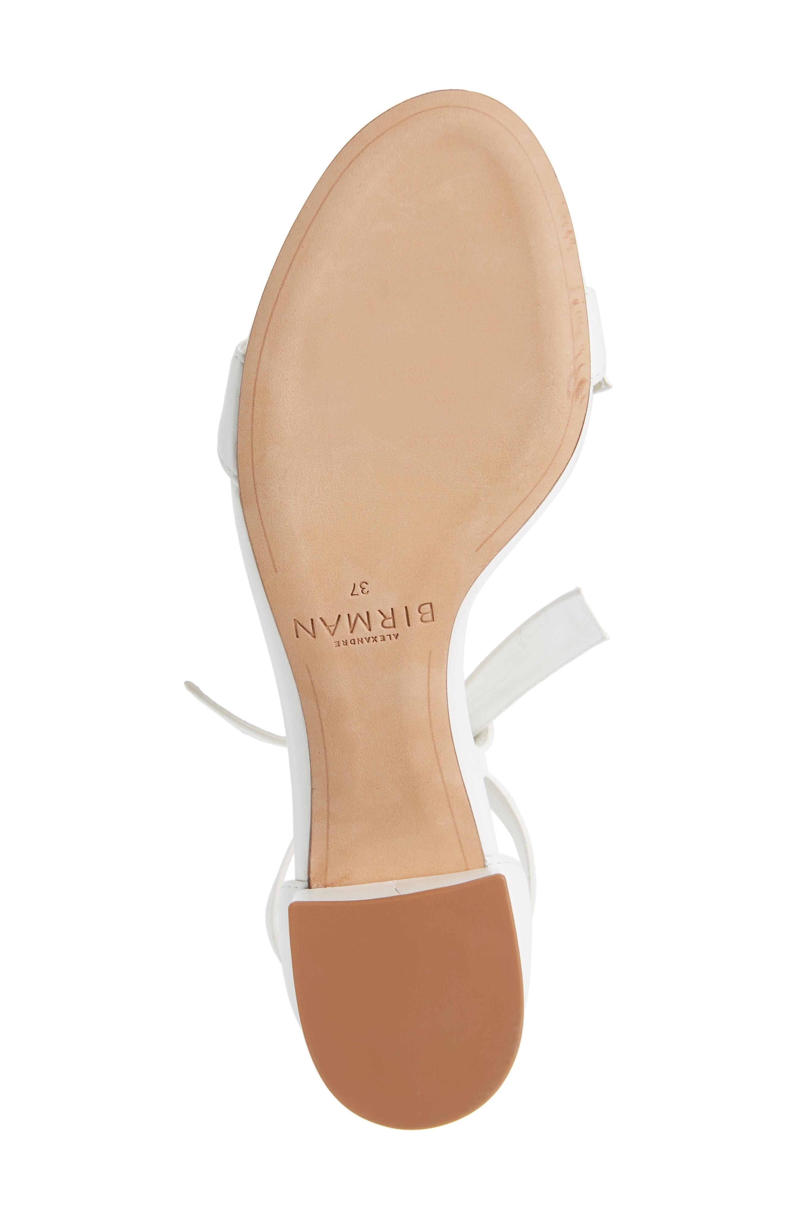 Clarita Block Heel Sandal, Alternate, color, WHITE