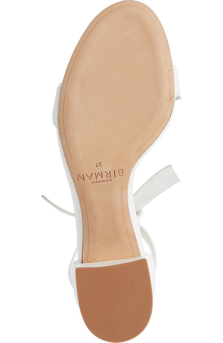 Alexandre Birman Clarita Block Heel Sandal, Alternate, color, White