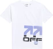 L/AB C/O OFF-WHITE Kids' Off Stacked Graphic T-Shirt