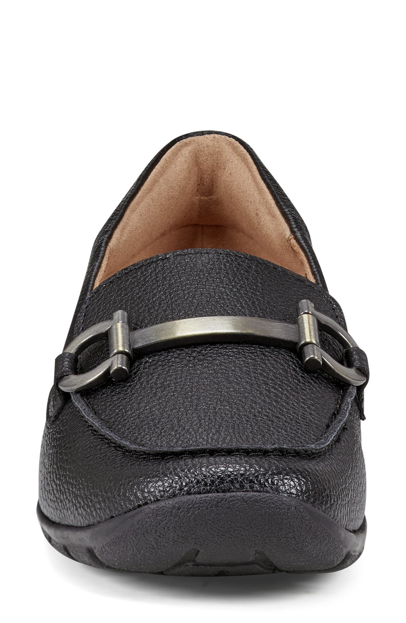 Easy Spirit Andra Bit Loafer, Alternate, color, Black/Black