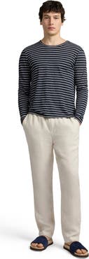 Onia Stretch Linen Jersey Long Sleeve Tee