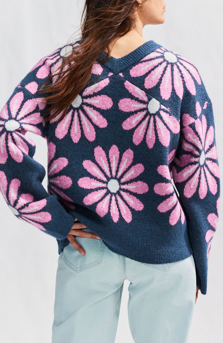 NEXT Floral Button Cardigan, Alternate, color, 