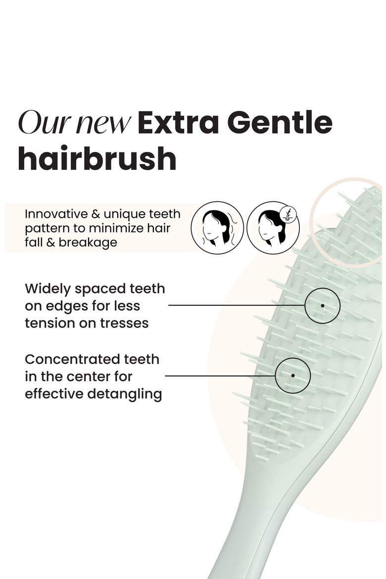Ultimate Detangler Hairbrush - Extra Gentle, Alternate, color, EUCALYPTUS GREEN