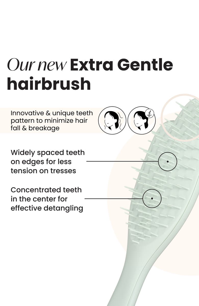 Tangle Teezer Ultimate Detangler Hairbrush - Extra Gentle, Alternate, color, Eucalyptus Green
