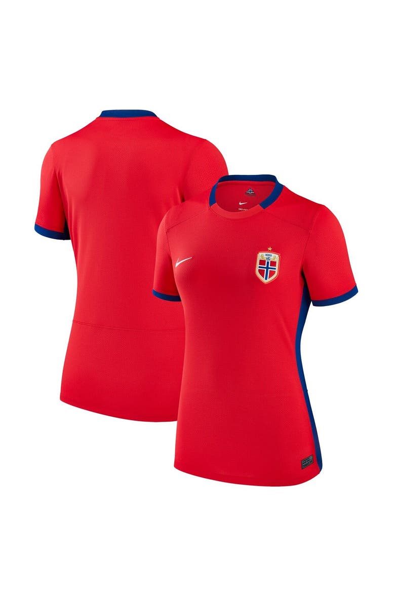 Women's Nike Red Norway Women's National Team 2023 Home Stadium Replica Jersey, Main, color, Red