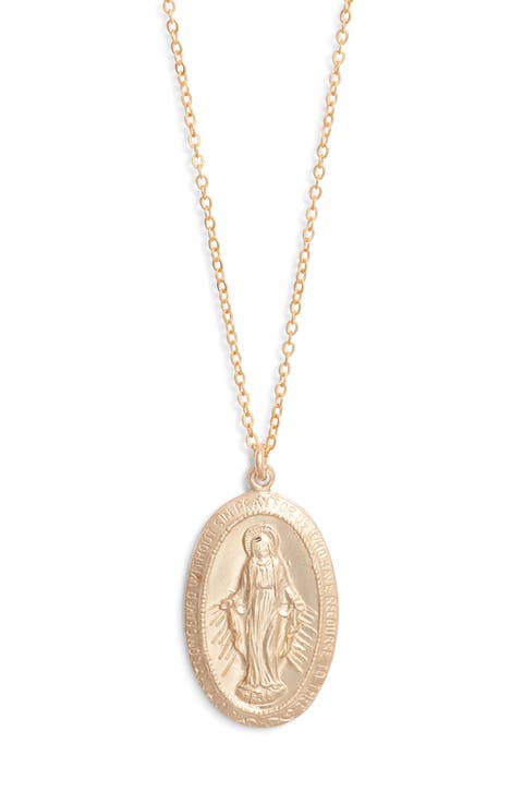 Virgin Mary Necklace