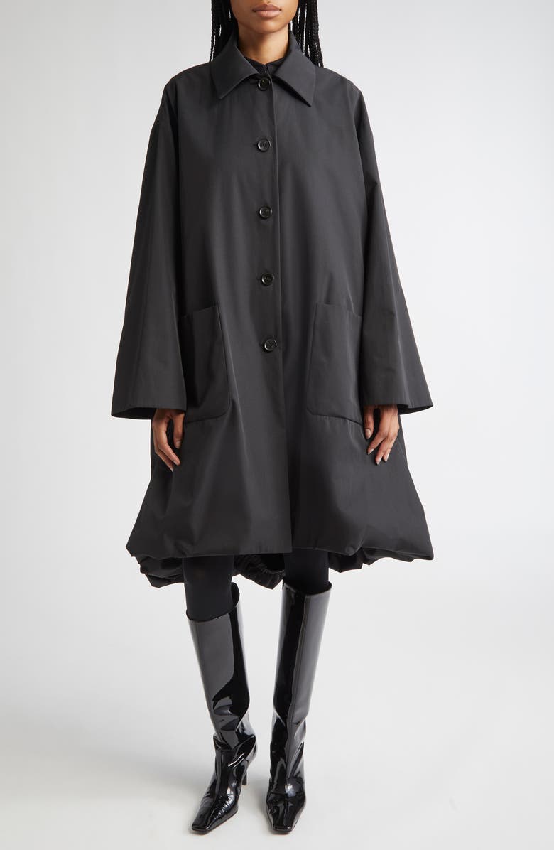 Proenza Schouler Verretta Coat, Main, color, Black