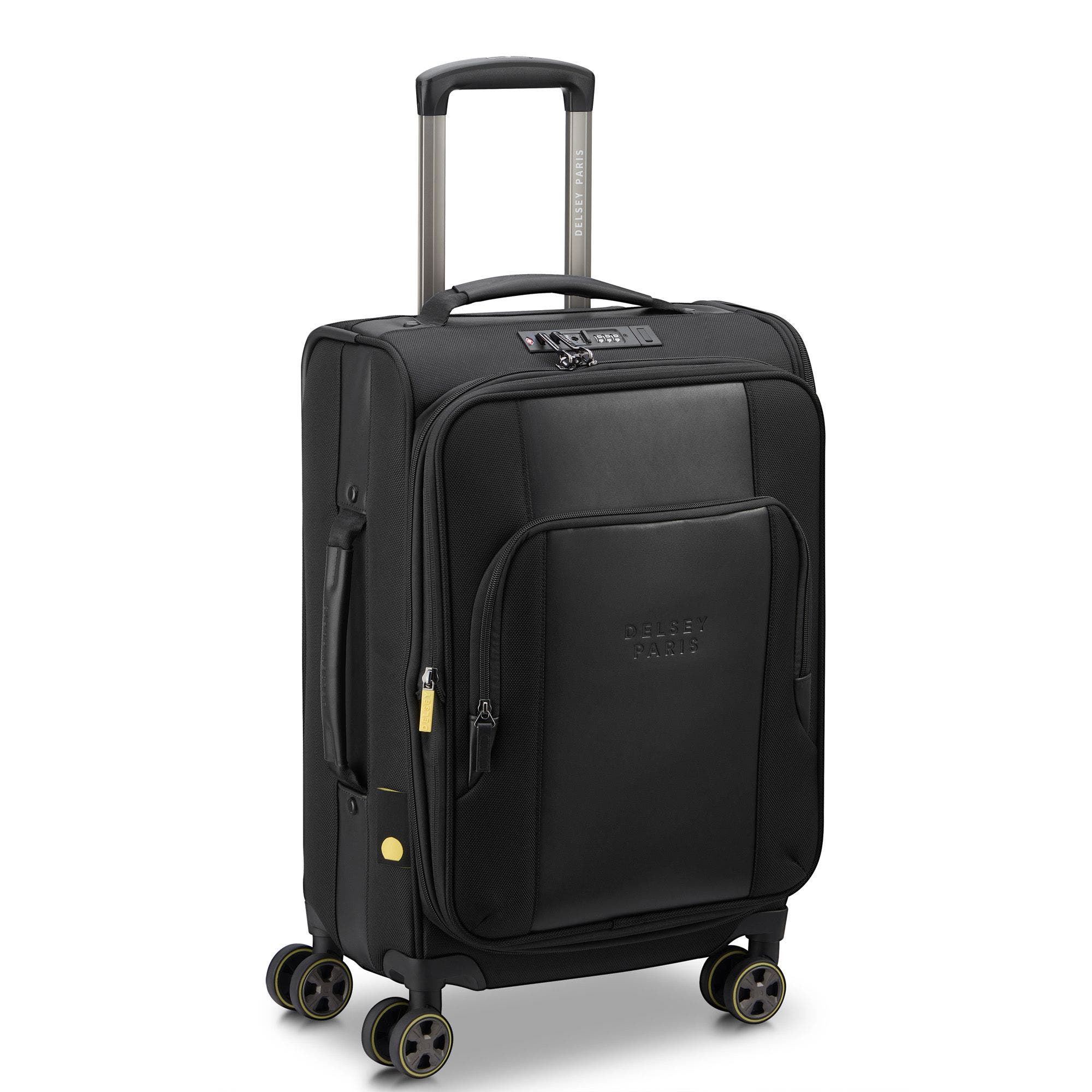 Delsey Paris Wagram 2 Piece Set - 20" Carry-On Spinner & 26" Checked Spinner, Alternate, color, Black
