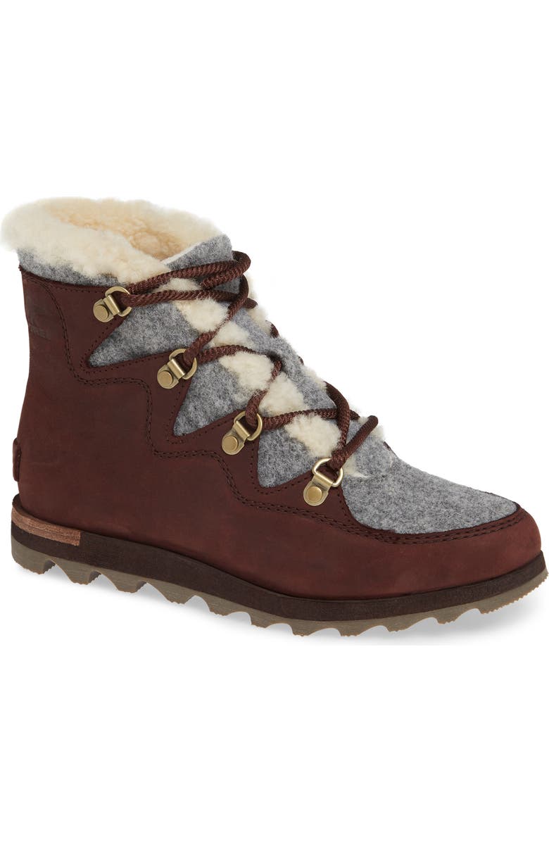 SOREL Sneakchic Alpine Holiday Waterproof Bootie, Main, color,