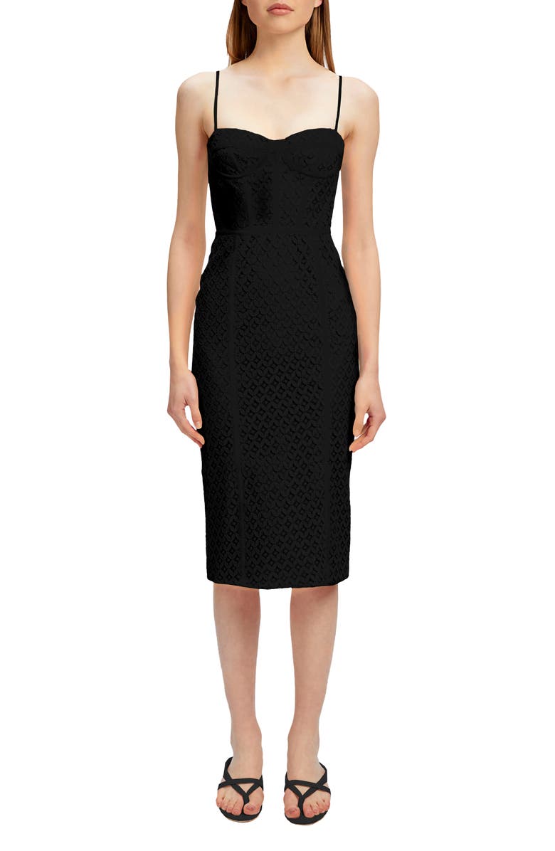 Bardot Charley Lace Midi Dress, Main, color, 