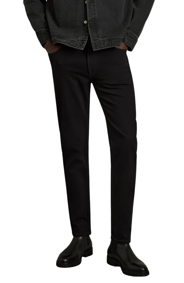 Reiss Picton Slim Fit Jeans, Main, color, Stay Black