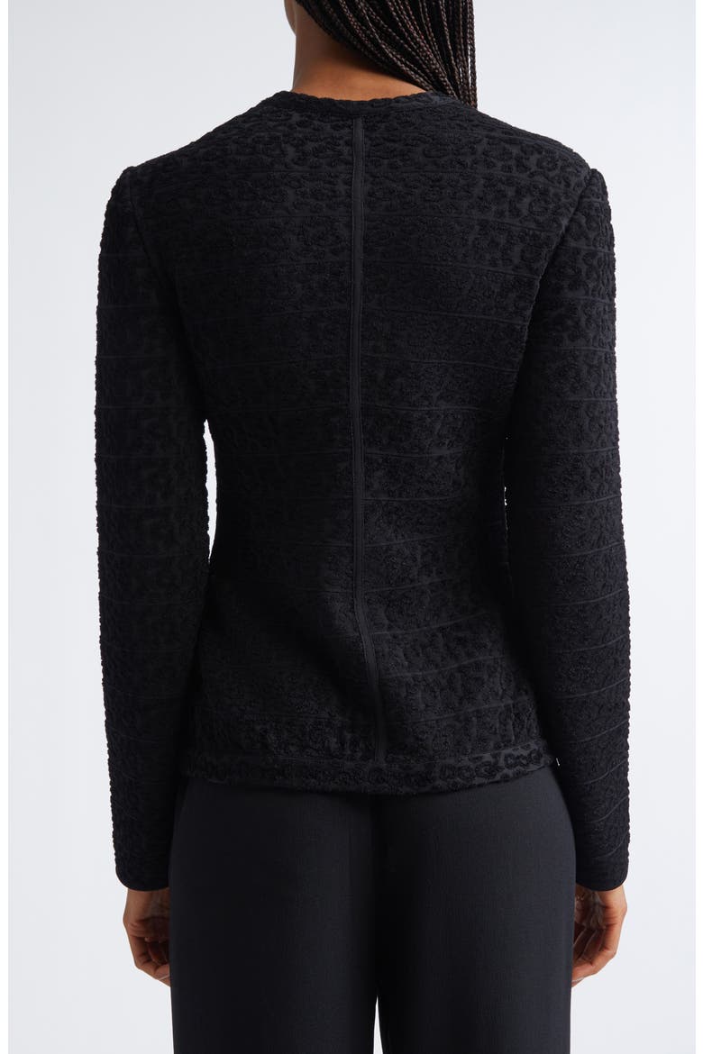 Asymmetric Velvet Jacket, Alternate, color, BLACK MULTI