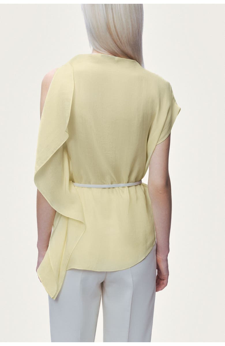 Nocturne Sleeveless Woven Blouse, Alternate, color, Yellow