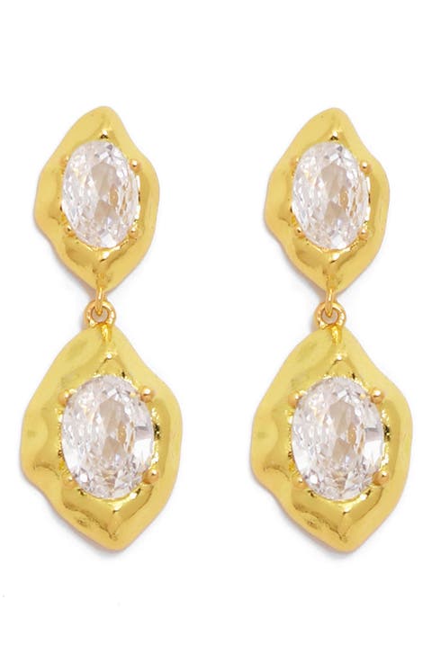 Lowell Crystal Drop Earrings