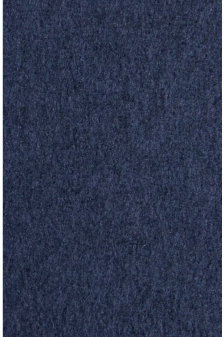 Wool Blend Felt Hooded Cape, Alternate, color, NAVY