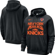 Nike Men's Nike Black New York Knicks Courtside Club Pullover Hoodie
