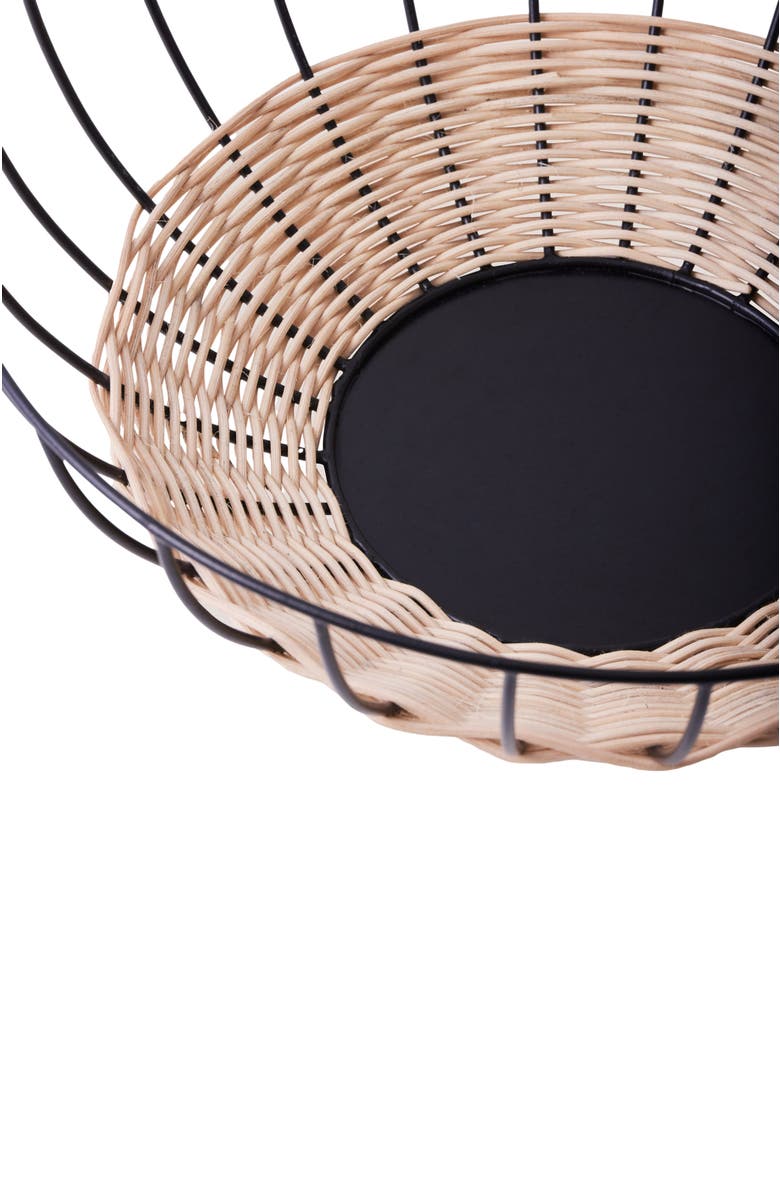 Fleck Cabo Fruit Basket, Alternate, color, Black