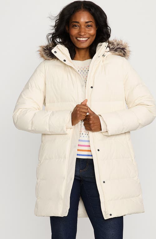 Lands' End Down Winter Coat In White