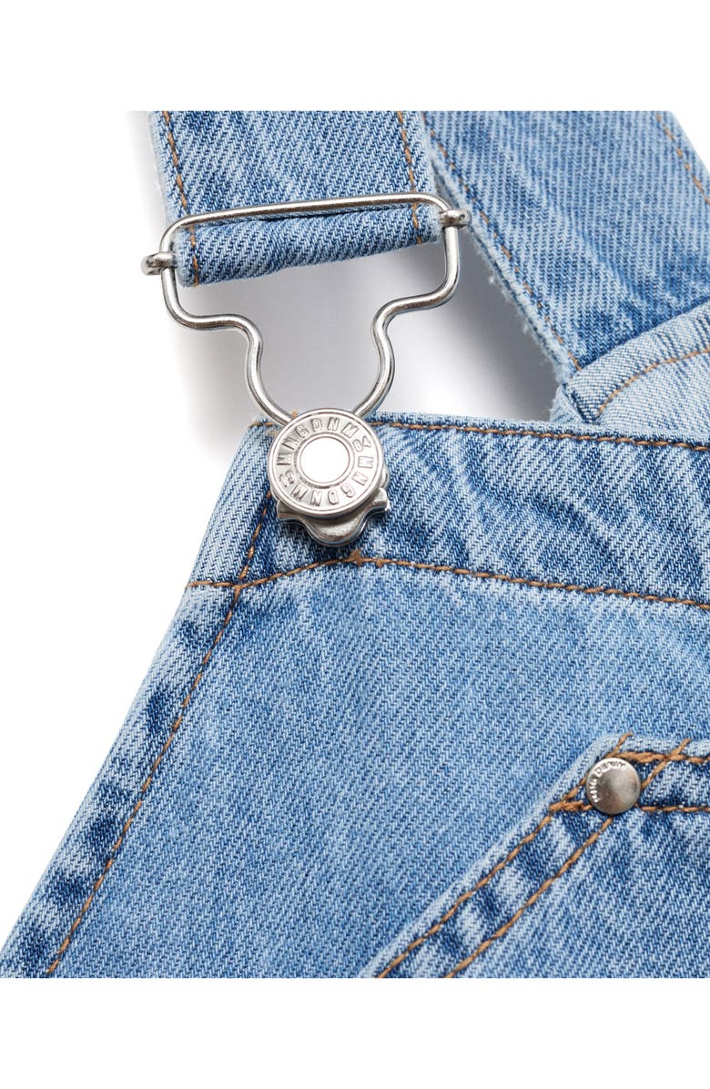 MANGO Denim Maternity Overalls, Alternate, color, 