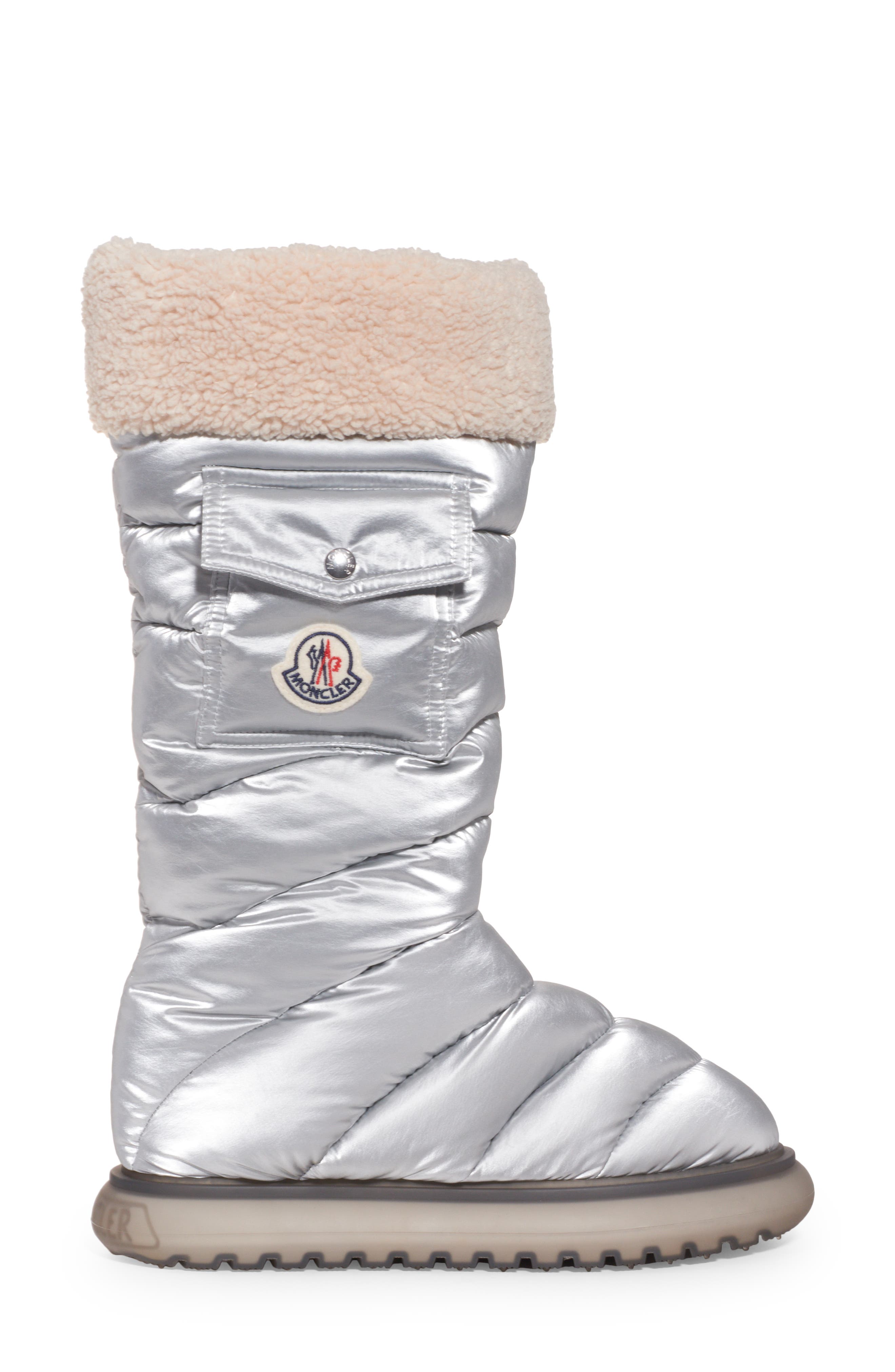Moncler Gaia Pocket Puffer Snow Boot, Alternate, color, 