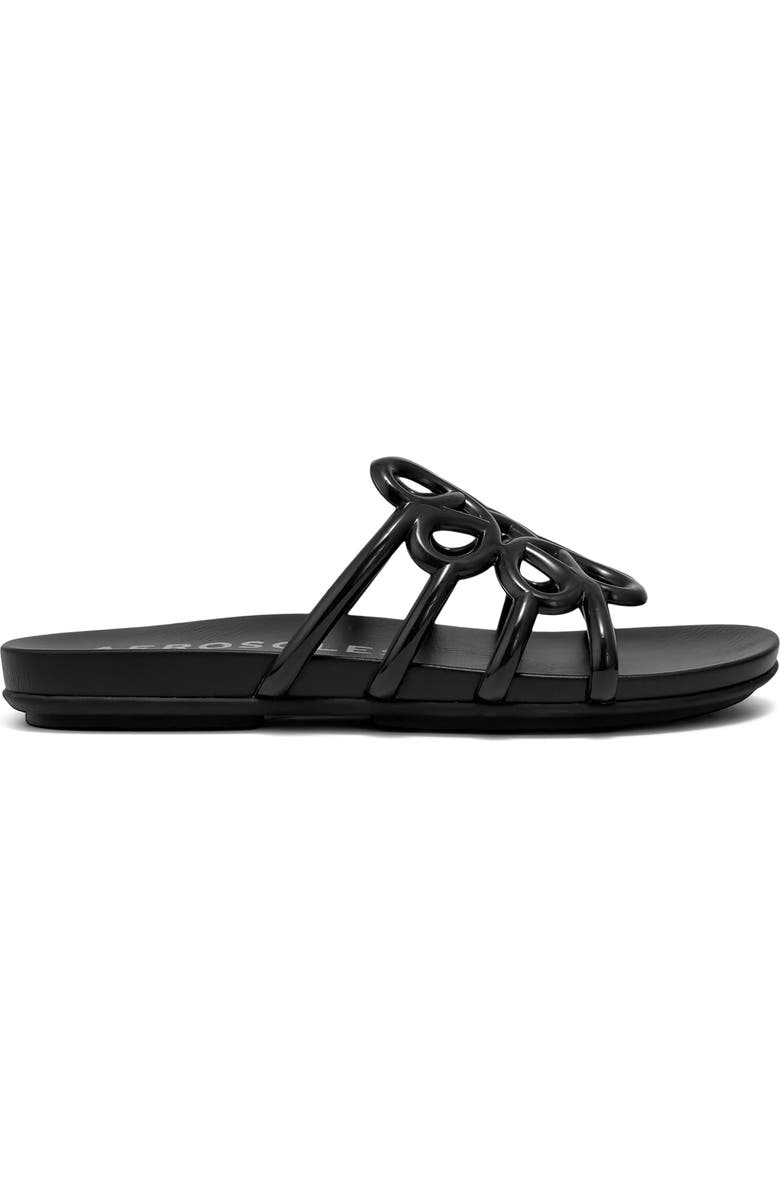 Aerosoles Frida Slide Sandal, Alternate, color, Black Transluscent Tpu