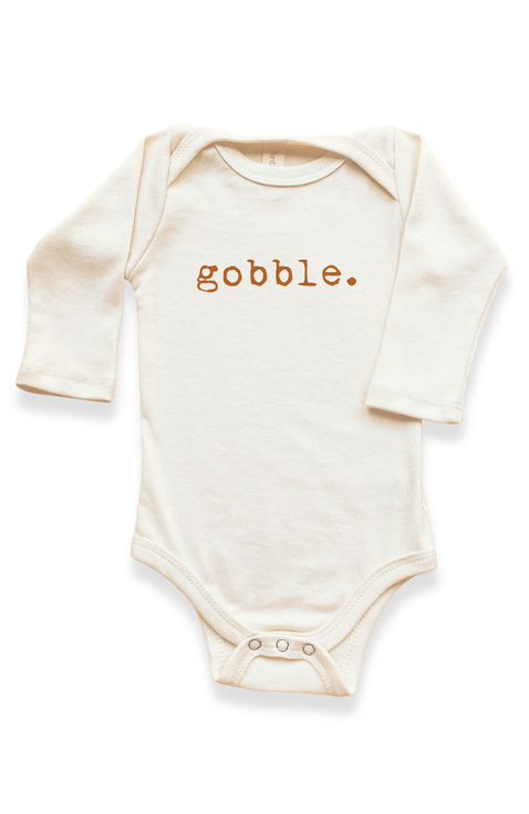 Gobble - Organic Long Sleeve Baby Bodysuit