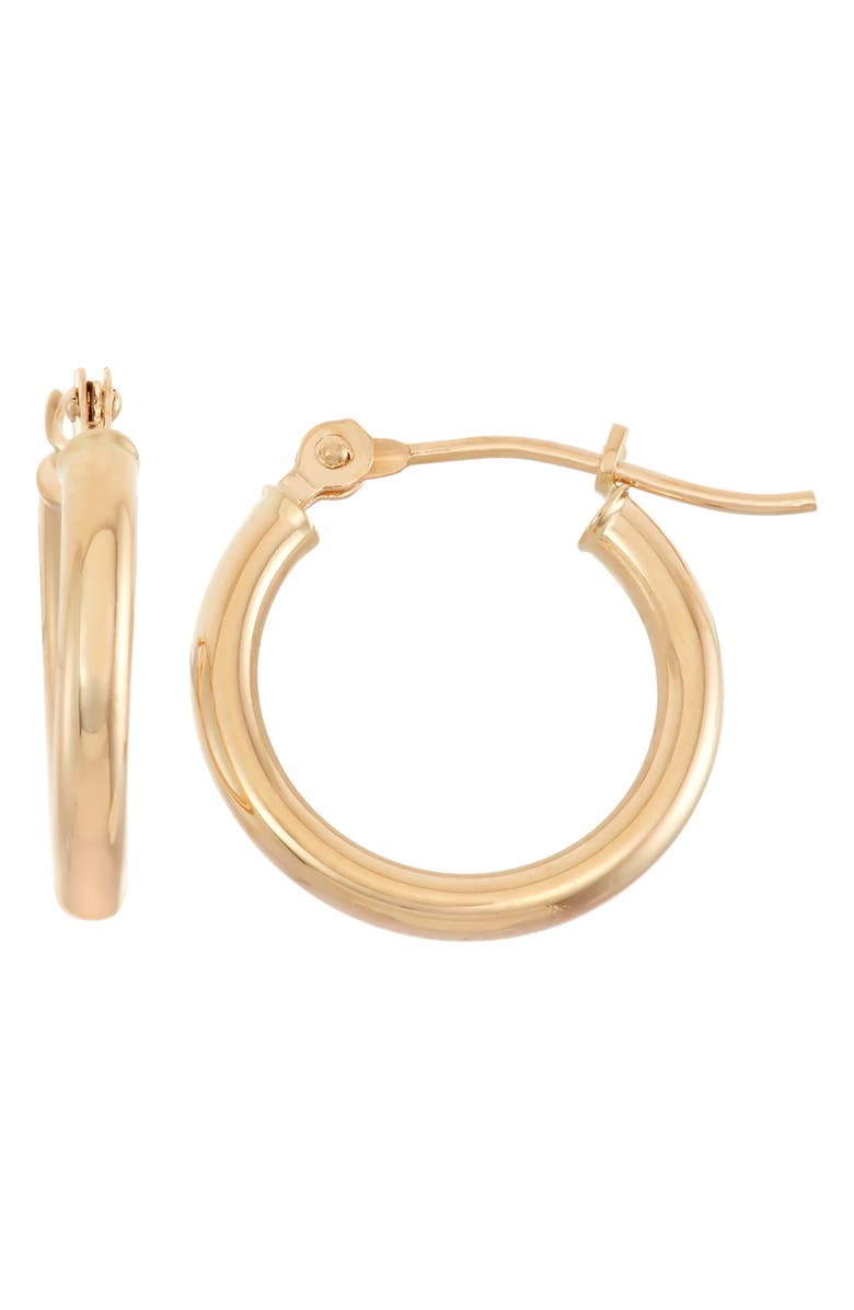 FZN 10K Gold Hoop Earrings, Main, color,