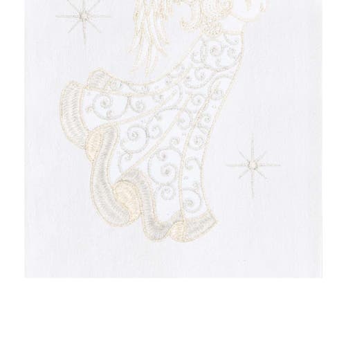 C & F Home C&f Home Champagne Praying Angel Towel In White