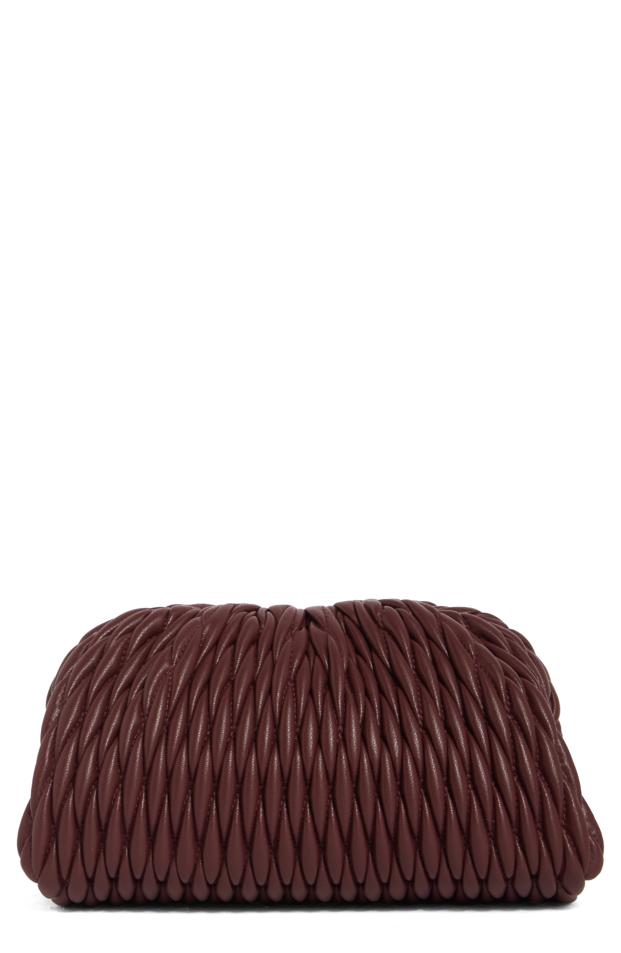 Enzo Faux Leather Clutch