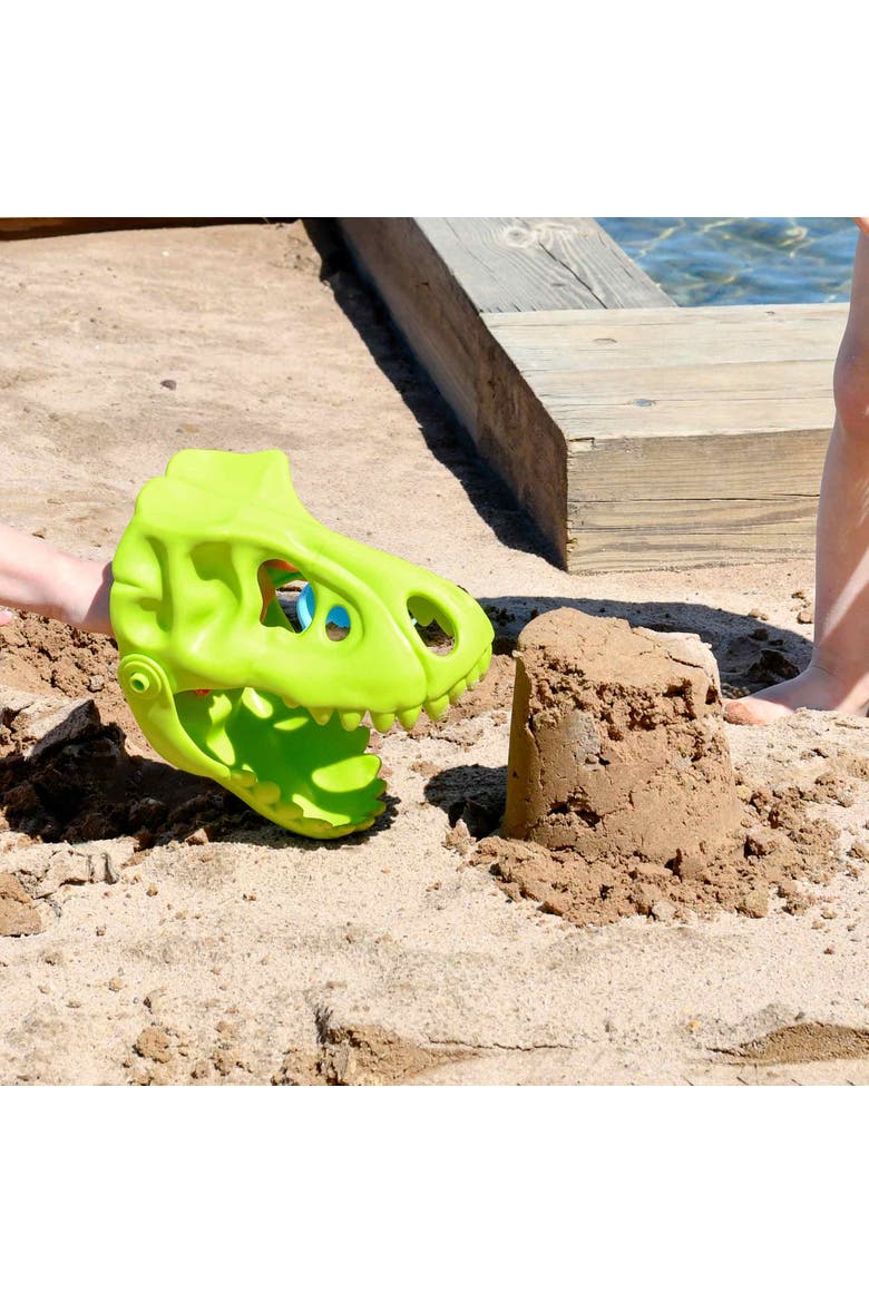 Dinosaur Digger Sand Toy, Alternate, color, Green Multi