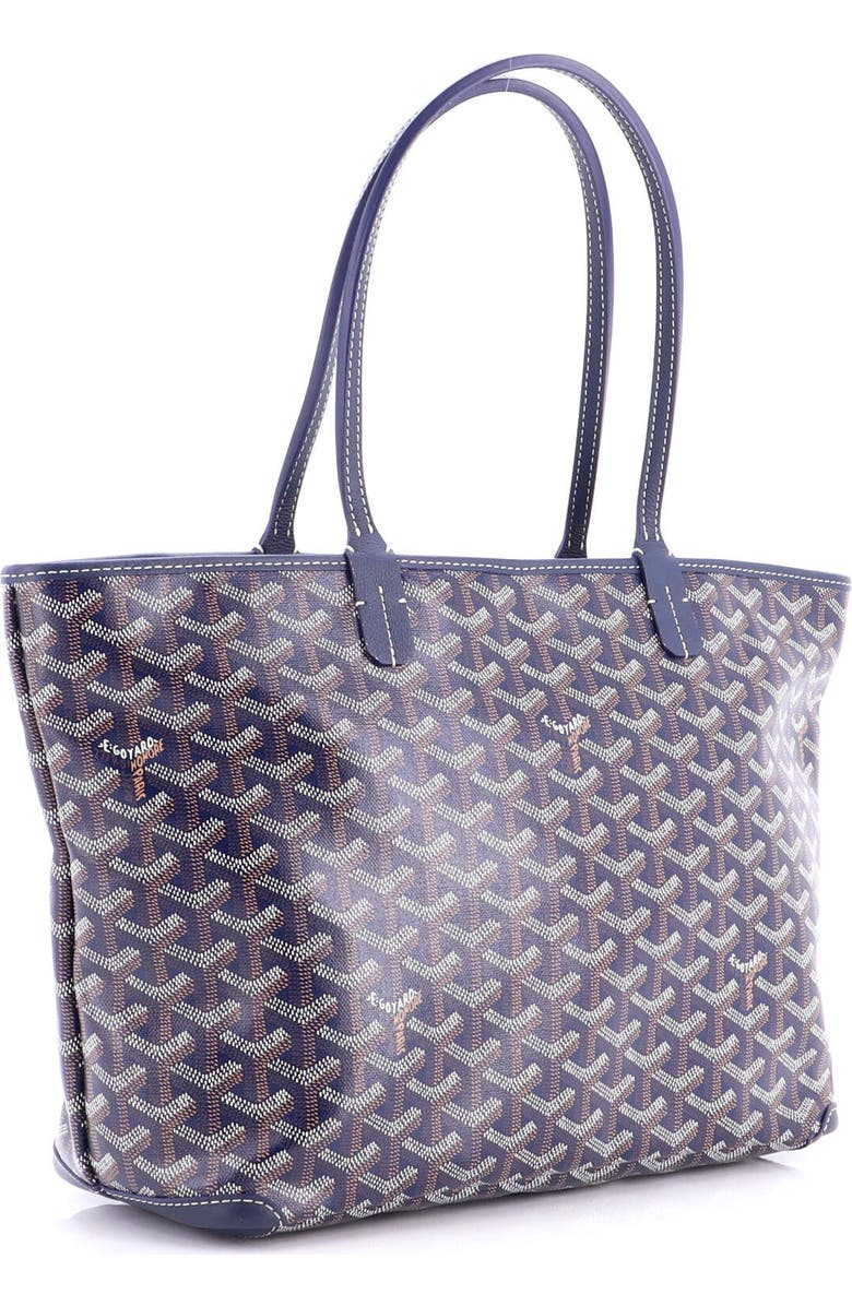 Pre-Owned Goyard Artois Tote Coated Canvas PM, Alternate, color, Blue