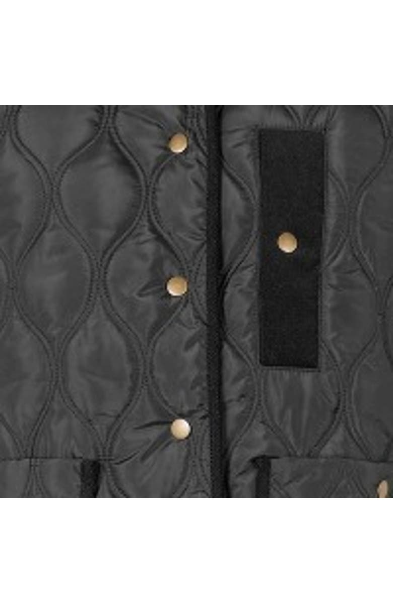 Masai Copenhagen Long Sleeve Padded High Neck Coat, Alternate, color, Black