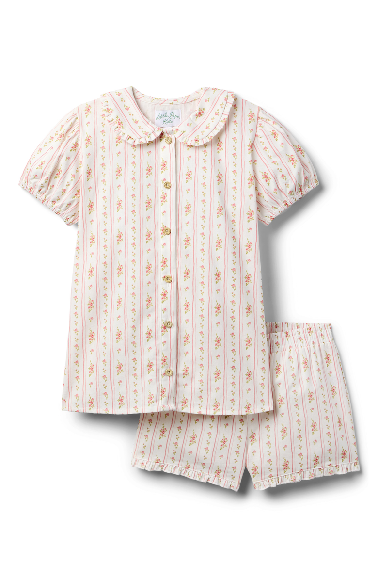 Little Paper Kids Camilla Short Set, Main, color, Spring Blooms