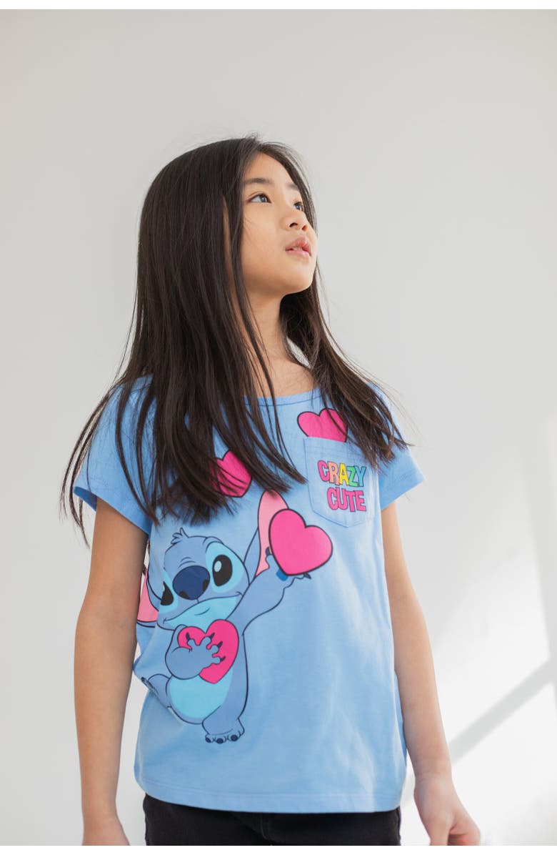 Disney Graphic T-Shirt, Alternate, color, Lilo & Stitch Blue