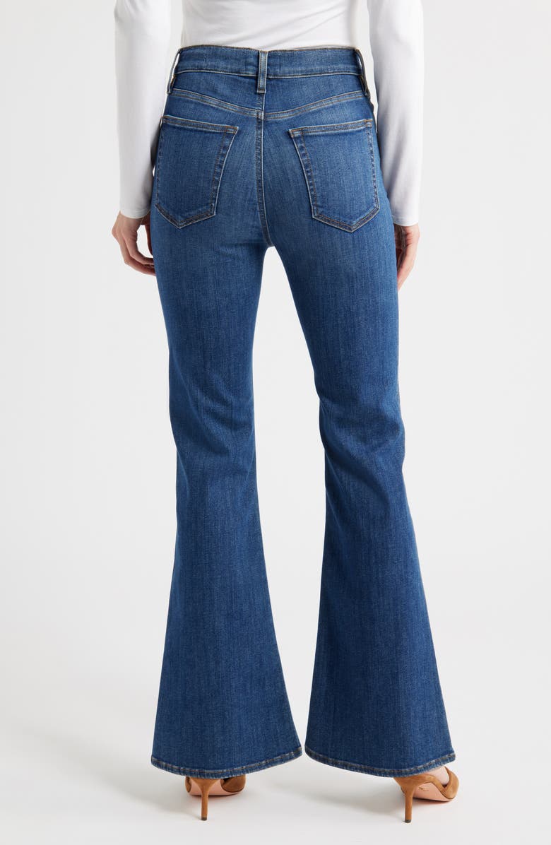 FRAME The Icon High Waist Flare Jeans, Alternate, color, 