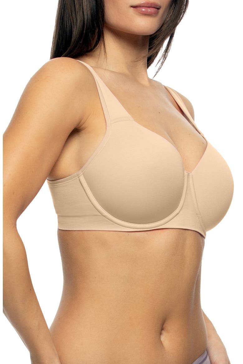 Utopia Underwire Full Coverage Contour Bra, Alternate, color, WARM NEUTRAL